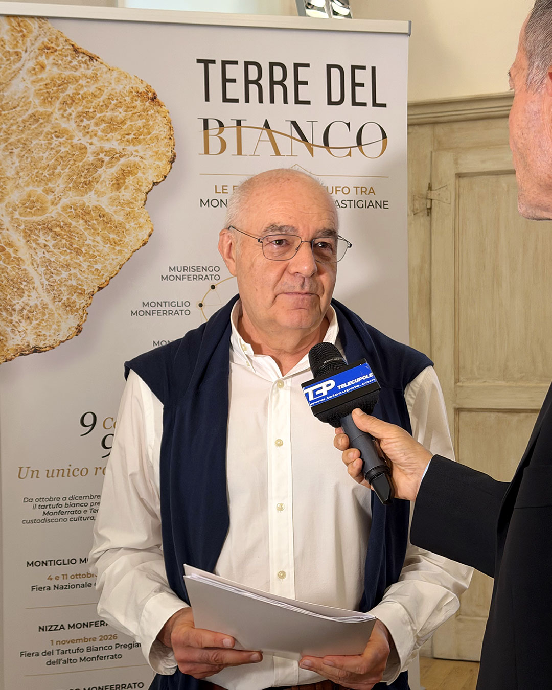 Il Sindaco di Murisengo Monferrato Gianni Baroero