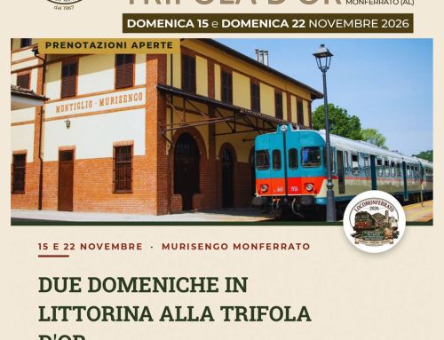 LocoMonferrato: alla Trifola d’Or con il Treno del Tartufo, il 15 e 22 novembre